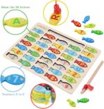 Magnetic Wooden Fishing Game Toy for Toddlers - Image 3