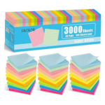30 Pads Lined Sticky Notes, Sticky Note Pads 3x3 inches